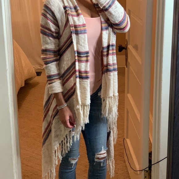 • Forever 21 long fringe sweater cardigan - Picture 8 of 8